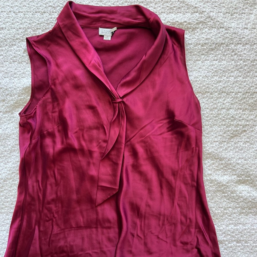 Tahari Arthur S Levine Silk Blouse - Size M